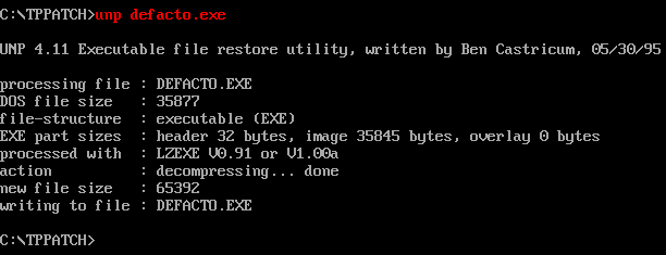 Temporary directory capture