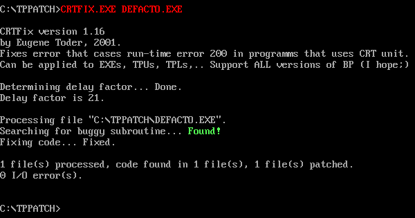 Temporary directory capture