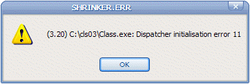 Shrinker error
